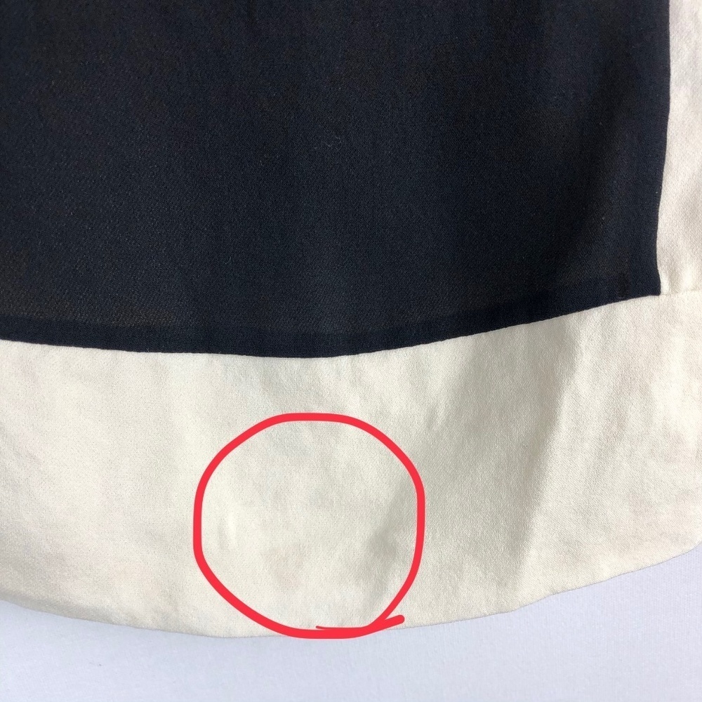 J. Crew Contrast Colorblock Shell Silk Tank - Picture 6 of 8